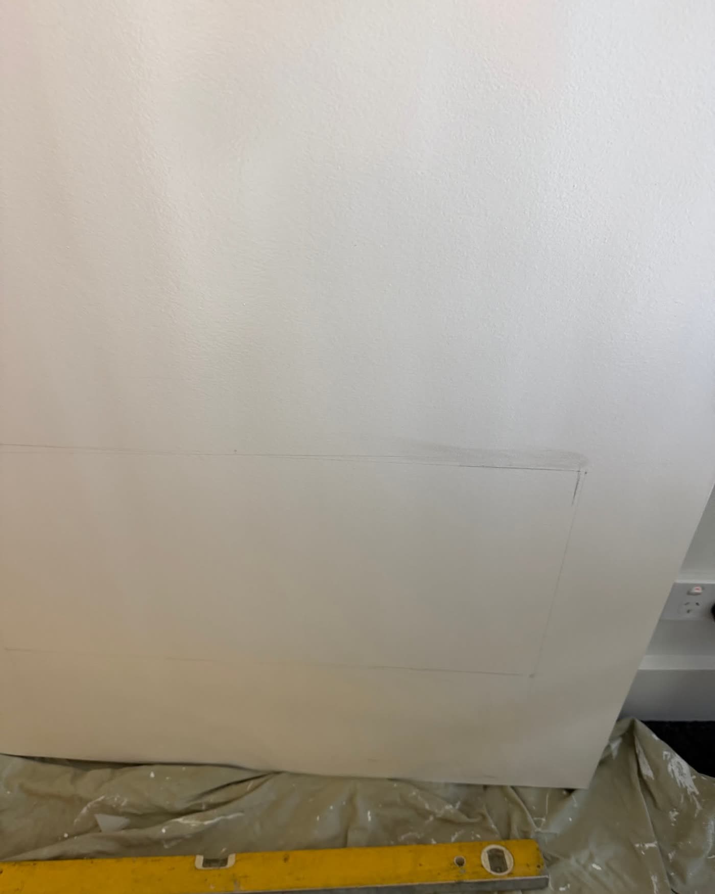 An external door before a vent was fitted